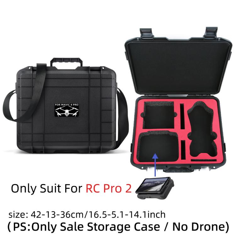 For DJI Mavic 4 Pro Creator Combo RC Pro 2 Explosion-Proof Case Storage Box Suitcase With Shoulder Strap For DJI Mavic 4 Pro Creator Combo RC Pro 2 Explosion-Proof Case Storage Box Suitcase With Shoulder Strap